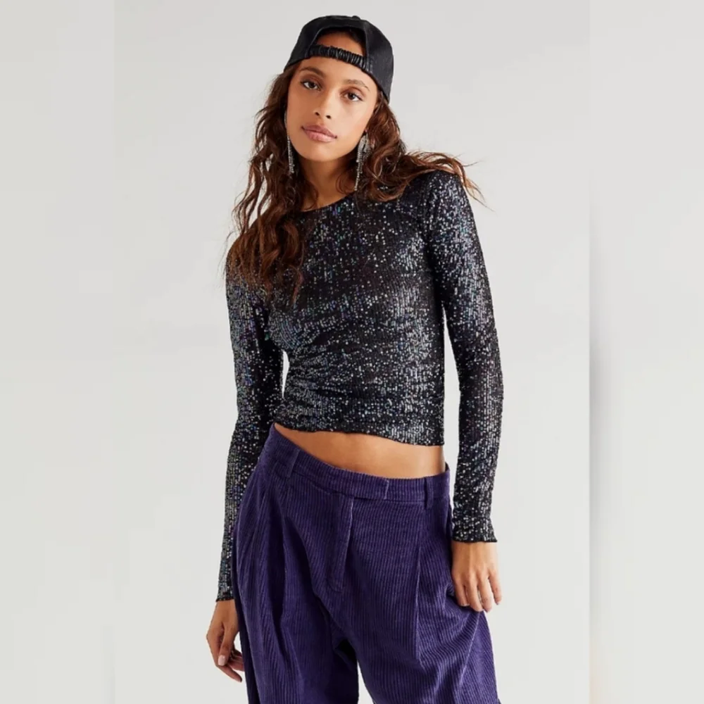 Free People Golden Rush Top, Size XS